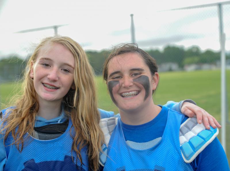Beacon goalies Mikayla Lindsay and Anna Lopez close out an era. DAVE FREDERICK PHOTOS